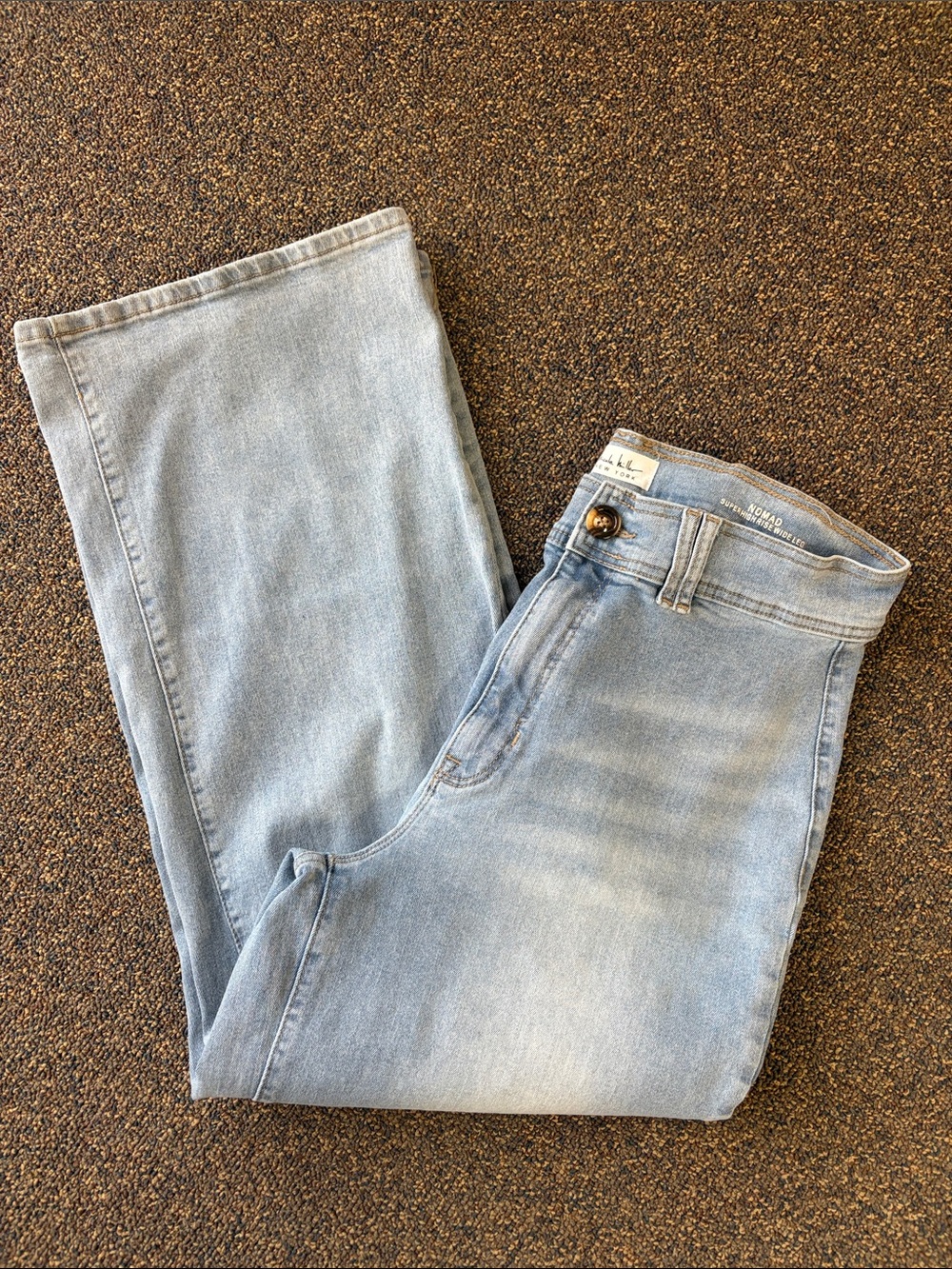 Super High Rise Wide Leg Light Wash Women’s Jeans
